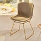 Contemporary Style Dining Chair Armless Side Chair with Metal Legs for Kitchen (Set of 2) Clearhalo ' kitchen&dining_furn' 'Dining Chairs' 'Dining Tables & Seating' 'dining_chair' 'furn' 'furn_dining_chair' 'Furniture' 'furniture_dining_chair' 'Kitchen & Dining Furniture' 'kitchen' 4273650