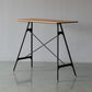 Industrial Style Bar Table Artificial Wood Top 42-inch Bar Table for Dining Room Black Brown Without Chairs Clearhalo 'Bar Furniture' 'Bar Tables' 'bar_tables' 'furn' 'furn_bar_tables' 'Furniture' 'furniture_bar_tables' 'Kitchen & Dining Furniture' 'kitchen&dining_furn' 'kitchen' 4274412