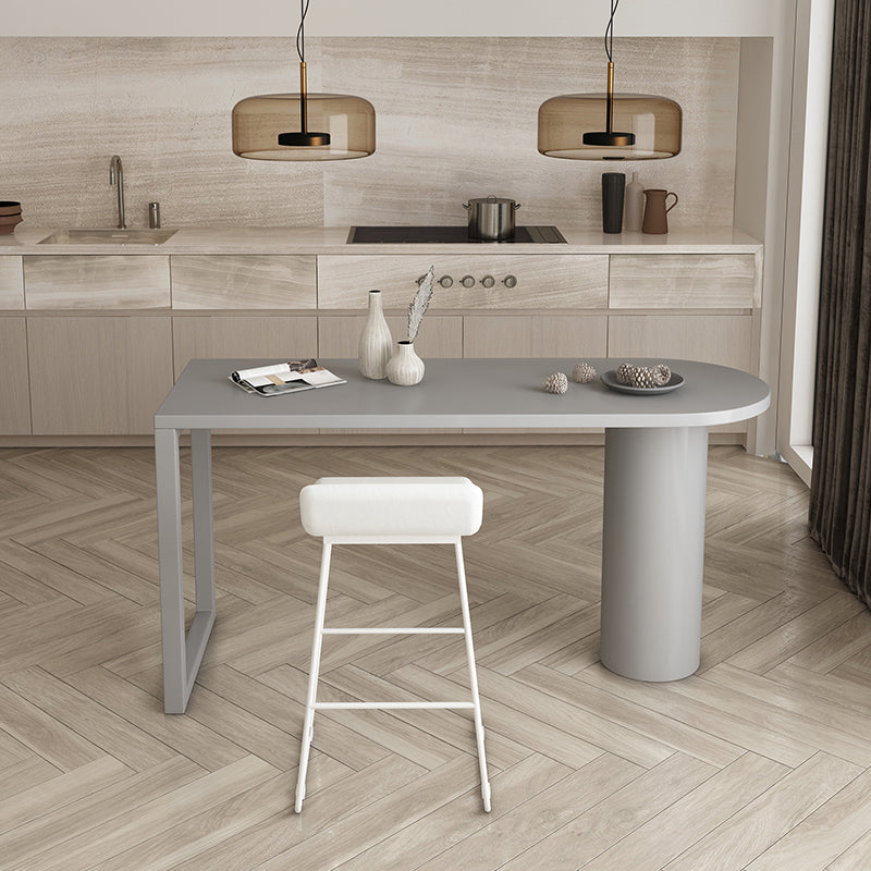 Industrial Style Pine Top Counter Table 42-inch Height Table for Living Room Clearhalo 'Bar Furniture' 'Bar Tables' 'bar_tables' 'furn' 'furn_bar_tables' 'Furniture' 'furniture_bar_tables' 'Kitchen & Dining Furniture' 'kitchen&dining_furn' 'kitchen' 4274461