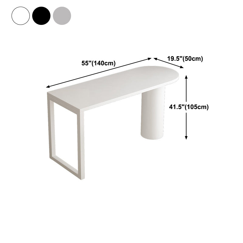 Industrial Style Pine Top Counter Table 42-inch Height Table for Living Room Clearhalo 'Bar Furniture' 'Bar Tables' 'bar_tables' 'furn' 'furn_bar_tables' 'Furniture' 'furniture_bar_tables' 'Kitchen & Dining Furniture' 'kitchen&dining_furn' 'kitchen' 4274465