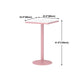 Industrial Metal Pink Bar Table Marble White 23.6"W Top Bistro Table for Cafe Clearhalo 'Bar Furniture' 'Bar Tables' 'bar_tables' 'furn' 'furn_bar_tables' 'Furniture' 'furniture_bar_tables' 'Kitchen & Dining Furniture' 'kitchen&dining_furn' 'kitchen' 4274511