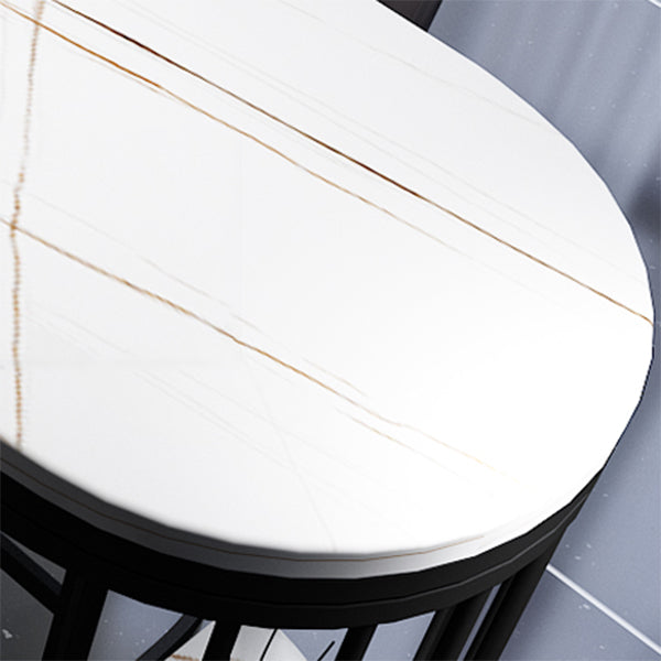 Industrial White Top Counter Table 42-inch Height Table for Kitchen Clearhalo 'Bar Furniture' 'Bar Tables' 'bar_tables' 'furn' 'furn_bar_tables' 'Furniture' 'furniture_bar_tables' 'Kitchen & Dining Furniture' 'kitchen&dining_furn' 'kitchen' 4274536