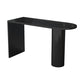 Industrial 41.3"H Bar Table Wood Specialty Top Bistro Table with Double Pedestal Black Without Chairs Clearhalo 'Bar Furniture' 'Bar Tables' 'bar_tables' 'furn' 'furn_bar_tables' 'Furniture' 'furniture_bar_tables' 'Kitchen & Dining Furniture' 'kitchen&dining_furn' 'kitchen' 4274549