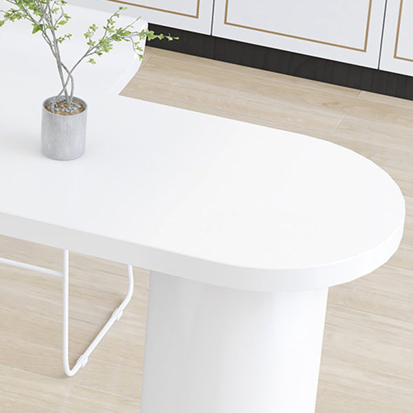 Industrial Style Bar Table Wood Specialty Top Bistro Table for Living Room Clearhalo 'Bar Furniture' 'Bar Tables' 'bar_tables' 'furn' 'furn_bar_tables' 'Furniture' 'furniture_bar_tables' 'Kitchen & Dining Furniture' 'kitchen&dining_furn' 'kitchen' 4274608