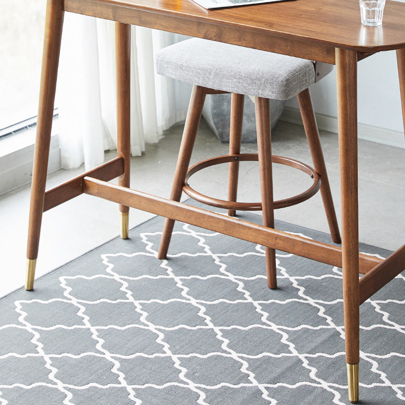 Industrial 40.7"H Bar Table Natural Wood Specialty Top Bistro Table for Living Room Clearhalo 'Bar Furniture' 'Bar Tables' 'bar_tables' 'furn' 'furn_bar_tables' 'Furniture' 'furniture_bar_tables' 'Kitchen & Dining Furniture' 'kitchen&dining_furn' 'kitchen' 4274653