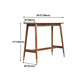 Industrial 40.7"H Bar Table Natural Wood Specialty Top Bistro Table for Living Room Clearhalo 'Bar Furniture' 'Bar Tables' 'bar_tables' 'furn' 'furn_bar_tables' 'Furniture' 'furniture_bar_tables' 'Kitchen & Dining Furniture' 'kitchen&dining_furn' 'kitchen' 4274658