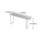 Industrial 41.3"H Bar Table Faux Marble White Top Specialty Bistro Table Clearhalo 'Bar Furniture' 'Bar Tables' 'bar_tables' 'furn' 'furn_bar_tables' 'Furniture' 'furniture_bar_tables' 'Kitchen & Dining Furniture' 'kitchen&dining_furn' 'kitchen' 4274761