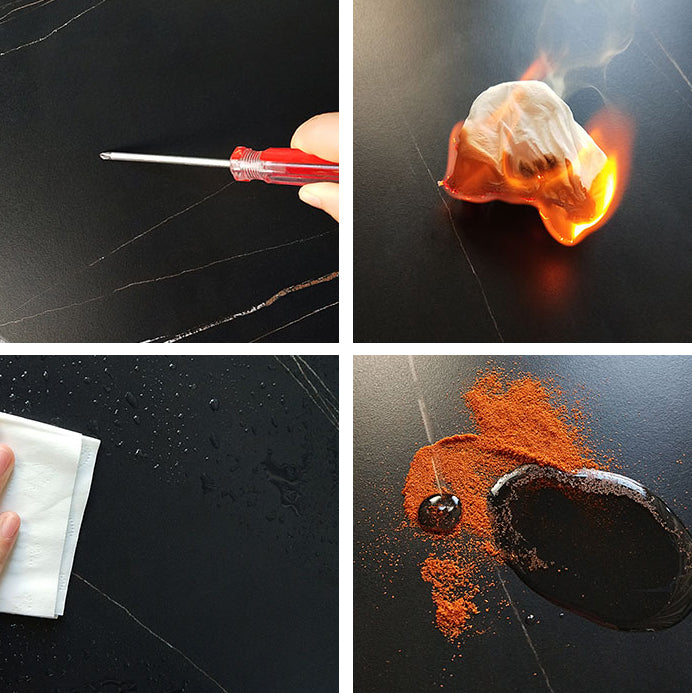 Industrial Gray Bar Table Faux Marble White 21.6" Round Top Bistro Table for Cafe Clearhalo 'Bar Furniture' 'Bar Tables' 'bar_tables' 'furn' 'furn_bar_tables' 'Furniture' 'furniture_bar_tables' 'Kitchen & Dining Furniture' 'kitchen&dining_furn' 'kitchen' 4274925