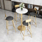 Marble Bar Table Glam Style Gold Base Bistro Table for Indoor Clearhalo 'Bar Furniture' 'Bar Tables' 'bar_tables' 'furn' 'furn_bar_tables' 'Furniture' 'furniture_bar_tables' 'Kitchen & Dining Furniture' 'kitchen&dining_furn' 'kitchen' 4275031