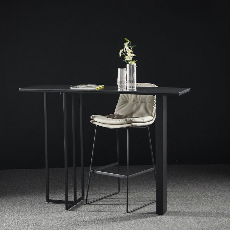 Industrial Rectangle Top Counter Table Marble Top 42-inch Height Table Clearhalo 'Bar Furniture' 'Bar Tables' 'bar_tables' 'furn' 'furn_bar_tables' 'Furniture' 'furniture_bar_tables' 'Kitchen & Dining Furniture' 'kitchen&dining_furn' 'kitchen' 4275054