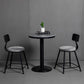 Industrial Style Marble Cocktail Bar Table Black Metal Base Bar Table Clearhalo 'Bar Furniture' 'Bar Tables' 'bar_tables' 'furn' 'furn_bar_tables' 'Furniture' 'furniture_bar_tables' 'Kitchen & Dining Furniture' 'kitchen&dining_furn' 'kitchen' 4275067