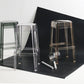 Backless Arm-less Modern Bar Stool Plastic Footrest Square Counter Stool Clearhalo 'Bar Furniture' 'Bar Stools' 'bar_stools' 'furn' 'furn_bar_stools' 'furniture_bar_stools' 'Kitchen & Dining Furniture' 'kitchen&dining_furn' 'kitchen' 'kitchen_furn' Furniture' 4275113