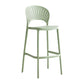 Stack-able Modern Footrest Bar Stool Low Back Plastic Rectangular Counter Stool Light Green 1 Piece Clearhalo 'Bar Furniture' 'Bar Stools' 'bar_stools' 'furn' 'furn_bar_stools' 'furniture_bar_stools' 'Kitchen & Dining Furniture' 'kitchen&dining_furn' 'kitchen' 'kitchen_furn' Furniture' 4275150
