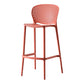 Modern Plastic Counter & Bar Stool Low Back Footrest Stool for Coffee Shop Red Bar Stool(30"H) Clearhalo 'Bar Furniture' 'Bar Stools' 'bar_stools' 'furn' 'furn_bar_stools' 'furniture_bar_stools' 'Kitchen & Dining Furniture' 'kitchen&dining_furn' 'kitchen' 'kitchen_furn' Furniture' 4275174