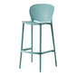 Modern Plastic Counter & Bar Stool Low Back Footrest Stool for Coffee Shop Blue Bar Stool(30"H) Clearhalo 'Bar Furniture' 'Bar Stools' 'bar_stools' 'furn' 'furn_bar_stools' 'furniture_bar_stools' 'Kitchen & Dining Furniture' 'kitchen&dining_furn' 'kitchen' 'kitchen_furn' Furniture' 4275181