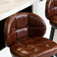 Modern Armless Backrest Counter Stool Wood Household Bar Stool with Pedal and Cushion Clearhalo 'Bar Furniture' 'Bar Stools' 'bar_stools' 'furn' 'furn_bar_stools' 'furniture_bar_stools' 'Kitchen & Dining Furniture' 'kitchen&dining_furn' 'kitchen' 'kitchen_furn' Furniture' 4275267
