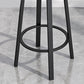 Modern Counter Round Bar Stool Armless Iron Bar Stool with Footrest and Swivel Clearhalo 'Bar Furniture' 'Bar Stools' 'bar_stools' 'furn' 'furn_bar_stools' 'furniture_bar_stools' 'Kitchen & Dining Furniture' 'kitchen&dining_furn' 'kitchen' 'kitchen_furn' Furniture' 4275329