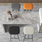 Glam Counter Bar Stool Armless Leather Rectangle Bar Stool with Footrest Clearhalo 'Bar Furniture' 'Bar Stools' 'bar_stools' 'furn' 'furn_bar_stools' 'furniture_bar_stools' 'Kitchen & Dining Furniture' 'kitchen&dining_furn' 'kitchen' 'kitchen_furn' Furniture' 4275465