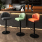 Contemporary Faux Leather Bar Stool Footrest Low Back Adjustable Height Swivel Stool Clearhalo 'Bar Furniture' 'Bar Stools' 'bar_stools' 'furn' 'furn_bar_stools' 'furniture_bar_stools' 'Kitchen & Dining Furniture' 'kitchen&dining_furn' 'kitchen' 'kitchen_furn' Furniture' 4275589