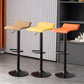 Modern Adjustable Swivel Bar Stool Footrest Low Back Faux Leather Bar Stool Clearhalo 'Bar Furniture' 'Bar Stools' 'bar_stools' 'furn' 'furn_bar_stools' 'furniture_bar_stools' 'Kitchen & Dining Furniture' 'kitchen&dining_furn' 'kitchen' 'kitchen_furn' Furniture' 4275617