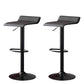 Modern Adjustable Swivel Bar Stool Footrest Low Back Faux Leather Bar Stool Black 2 Piece Set Clearhalo 'Bar Furniture' 'Bar Stools' 'bar_stools' 'furn' 'furn_bar_stools' 'furniture_bar_stools' 'Kitchen & Dining Furniture' 'kitchen&dining_furn' 'kitchen' 'kitchen_furn' Furniture' 4275623