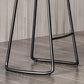 Wood Modern Bar Stool Backless Natural Contoured Seat Stool with Iron Legs Clearhalo 'Bar Furniture' 'Bar Stools' 'bar_stools' 'furn' 'furn_bar_stools' 'furniture_bar_stools' 'Kitchen & Dining Furniture' 'kitchen&dining_furn' 'kitchen' 'kitchen_furn' Furniture' 4275708