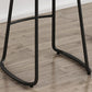 Wood Modern Bar Stool Backless Natural Contoured Seat Stool with Iron Legs Clearhalo 'Bar Furniture' 'Bar Stools' 'bar_stools' 'furn' 'furn_bar_stools' 'furniture_bar_stools' 'Kitchen & Dining Furniture' 'kitchen&dining_furn' 'kitchen' 'kitchen_furn' Furniture' 4275710