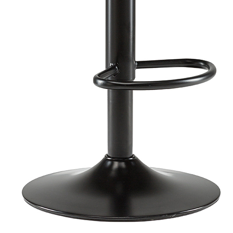Modern Footrest Bar Stool Plastic Low Back Bucket Indoor Swivel Counter Stool Clearhalo 'Bar Furniture' 'Bar Stools' 'bar_stools' 'furn' 'furn_bar_stools' 'furniture_bar_stools' 'Kitchen & Dining Furniture' 'kitchen&dining_furn' 'kitchen' 'kitchen_furn' Furniture' 4275732