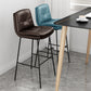 Indoor Leather Bar Stool Low Back Footrest Bucket Counter Stool with Cushion Clearhalo 'Bar Furniture' 'Bar Stools' 'bar_stools' 'furn' 'furn_bar_stools' 'furniture_bar_stools' 'Kitchen & Dining Furniture' 'kitchen&dining_furn' 'kitchen' 'kitchen_furn' Furniture' 4275778