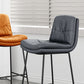 Indoor Leather Bar Stool Low Back Footrest Bucket Counter Stool with Cushion Clearhalo 'Bar Furniture' 'Bar Stools' 'bar_stools' 'furn' 'furn_bar_stools' 'furniture_bar_stools' 'Kitchen & Dining Furniture' 'kitchen&dining_furn' 'kitchen' 'kitchen_furn' Furniture' 4275784