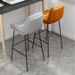 Indoor Leather Bar Stool Low Back Footrest Bucket Counter Stool with Cushion Clearhalo 'Bar Furniture' 'Bar Stools' 'bar_stools' 'furn' 'furn_bar_stools' 'furniture_bar_stools' 'Kitchen & Dining Furniture' 'kitchen&dining_furn' 'kitchen' 'kitchen_furn' Furniture' 4275793