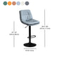 Modern Leather Bar Stool Swivel Bucket Adjustable Height Full Back Counter Stool Clearhalo 'Bar Furniture' 'Bar Stools' 'bar_stools' 'furn' 'furn_bar_stools' 'furniture_bar_stools' 'Kitchen & Dining Furniture' 'kitchen&dining_furn' 'kitchen' 'kitchen_furn' Furniture' 4275893