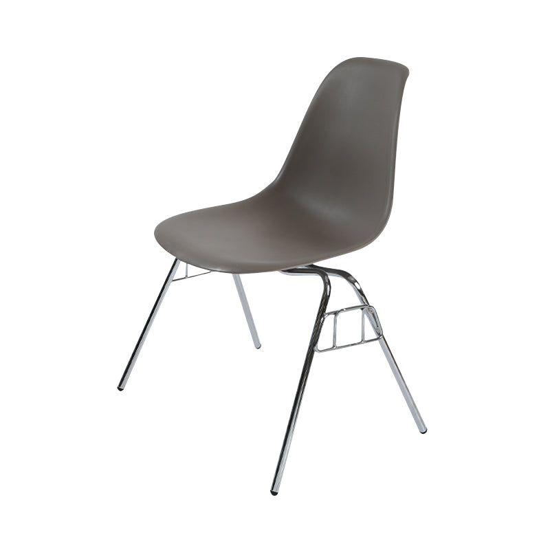 Modern Metal Dining Armless Chair Plastic Dining Side Chair for Restaurant Use Grey 1 Piece Clearhalo ' kitchen&dining_furn' 'Dining Chairs' 'Dining Tables & Seating' 'dining_chair' 'Furniture' 'furniture_dining_chair' 'Kitchen & Dining Furniture' 'kitchen' 4275896