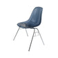 Modern Metal Dining Armless Chair Plastic Dining Side Chair for Restaurant Use Blue 1 Piece Clearhalo ' kitchen&dining_furn' 'Dining Chairs' 'Dining Tables & Seating' 'dining_chair' 'Furniture' 'furniture_dining_chair' 'Kitchen & Dining Furniture' 'kitchen' 4275901