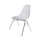 Modern Metal Dining Armless Chair Plastic Dining Side Chair for Restaurant Use Clear 1 Piece Clearhalo ' kitchen&dining_furn' 'Dining Chairs' 'Dining Tables & Seating' 'dining_chair' 'Furniture' 'furniture_dining_chair' 'Kitchen & Dining Furniture' 'kitchen' 4275903