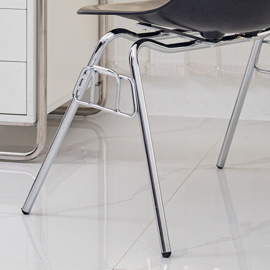 Modern Metal Dining Armless Chair Plastic Dining Side Chair for Restaurant Use Clearhalo ' kitchen&dining_furn' 'Dining Chairs' 'Dining Tables & Seating' 'dining_chair' 'Furniture' 'furniture_dining_chair' 'Kitchen & Dining Furniture' 'kitchen' 4275904
