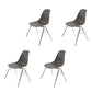 Modern Metal Dining Armless Chair Plastic Dining Side Chair for Restaurant Use Grey Set of 4 Clearhalo ' kitchen&dining_furn' 'Dining Chairs' 'Dining Tables & Seating' 'dining_chair' 'Furniture' 'furniture_dining_chair' 'Kitchen & Dining Furniture' 'kitchen' 4275951