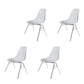 Modern Metal Dining Armless Chair Plastic Dining Side Chair for Restaurant Use Clear Set of 4 Clearhalo ' kitchen&dining_furn' 'Dining Chairs' 'Dining Tables & Seating' 'dining_chair' 'Furniture' 'furniture_dining_chair' 'Kitchen & Dining Furniture' 'kitchen' 4275954