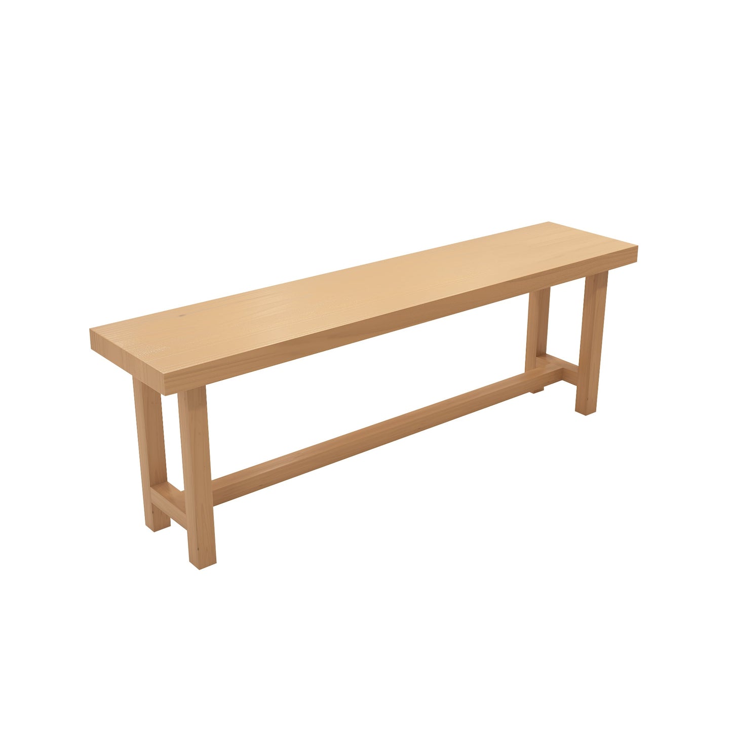 Contemporary Rectangle Bar Dining Table Indoor Wood Bar Table in Light Brown Without Chairs Clearhalo 'Bar Furniture' 'Bar Tables' 'bar_tables' 'furn' 'furn_bar_tables' 'Furniture' 'furniture_bar_tables' 'Kitchen & Dining Furniture' 'kitchen&dining_furn' 'kitchen' 4284519