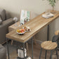 Living Room Wood Counter Wine Table Rectangle Storage Natural Bar Height Pub Table Clearhalo 'Bar Furniture' 'Bar Tables' 'bar_tables' 'furn' 'furn_bar_tables' 'Furniture' 'furniture_bar_tables' 'Kitchen & Dining Furniture' 'kitchen&dining_furn' 'kitchen' 4284606