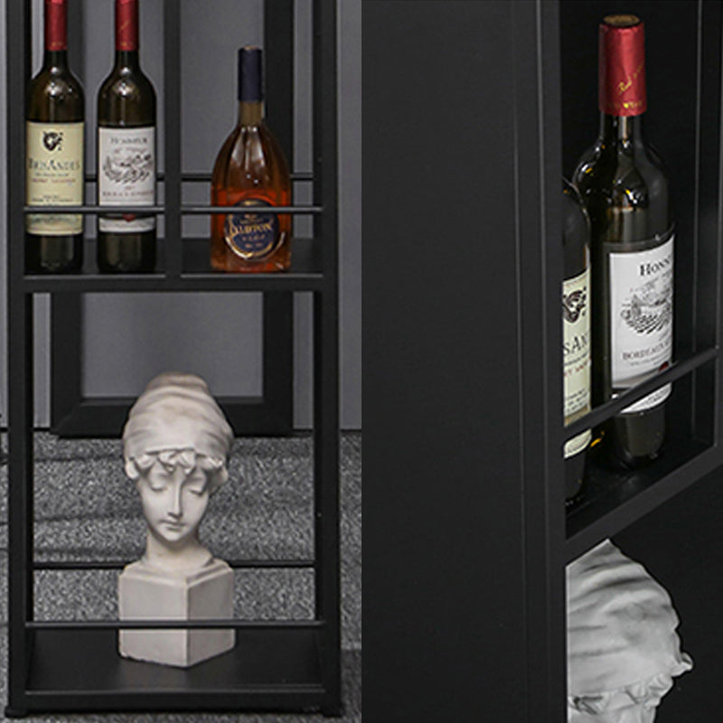 Kitchen Bar Height Counter Height Table Modern Rectangle Pub Table with Wine Storage Clearhalo 'Bar Furniture' 'Bar Tables' 'bar_tables' 'furn' 'furn_bar_tables' 'Furniture' 'furniture_bar_tables' 'Kitchen & Dining Furniture' 'kitchen&dining_furn' 'kitchen' 4284670