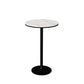 Contemporary Round Bar Dining Table Indoor Pedestal Bar Height Table 42-Inch Top Black Without Chairs Clearhalo 'Bar Furniture' 'Bar Tables' 'bar_tables' 'furn' 'furn_bar_tables' 'Furniture' 'furniture_bar_tables' 'Kitchen & Dining Furniture' 'kitchen&dining_furn' 'kitchen' 4284692