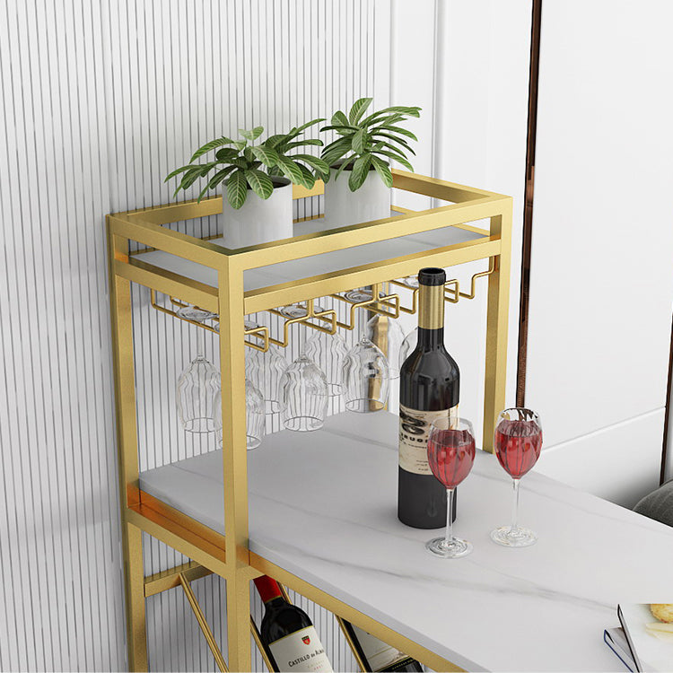 Modern Bar Dining Table Indoor Bar Height Pub Table with Shelves 42-Inch Top Clearhalo 'Bar Furniture' 'Bar Tables' 'bar_tables' 'furn' 'furn_bar_tables' 'Furniture' 'furniture_bar_tables' 'Kitchen & Dining Furniture' 'kitchen&dining_furn' 'kitchen' 4284728
