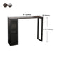 Bar Height Pub Table Modern Marble Rectangle Storage Indoor Counter Wine Table Clearhalo 'Bar Furniture' 'Bar Tables' 'bar_tables' 'furn' 'furn_bar_tables' 'Furniture' 'furniture_bar_tables' 'Kitchen & Dining Furniture' 'kitchen&dining_furn' 'kitchen' 4284864
