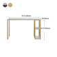 Rectangle Living Room Pub Height Dining Table Marble Bistro Table with Storage Clearhalo 'Bar Furniture' 'Bar Tables' 'bar_tables' 'furn' 'furn_bar_tables' 'Furniture' 'furniture_bar_tables' 'Kitchen & Dining Furniture' 4284890