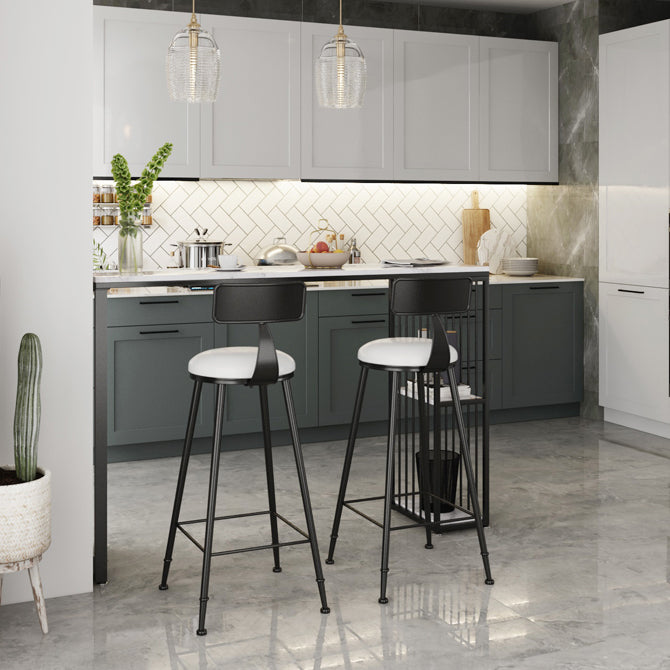 White Marble Kitchen Counter-height Pub Table Rectangle Bar Dining Table Clearhalo 'Bar Furniture' 'Bar Tables' 'bar_tables' 'furn' 'furn_bar_tables' 'Furniture' 'furniture_bar_tables' 'Kitchen & Dining Furniture' 'kitchen&dining_furn' 'kitchen' 4284902