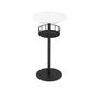 Contemporary Bar Dining Table Indoor Pedestal Marble Top Bar Height Table 42-Inch Top Black White Round Clearhalo 'Bar Furniture' 'Bar Tables' 'bar_tables' 'furn' 'furn_bar_tables' 'Furniture' 'furniture_bar_tables' 'Kitchen & Dining Furniture' 'kitchen&dining_furn' 'kitchen' 4284916