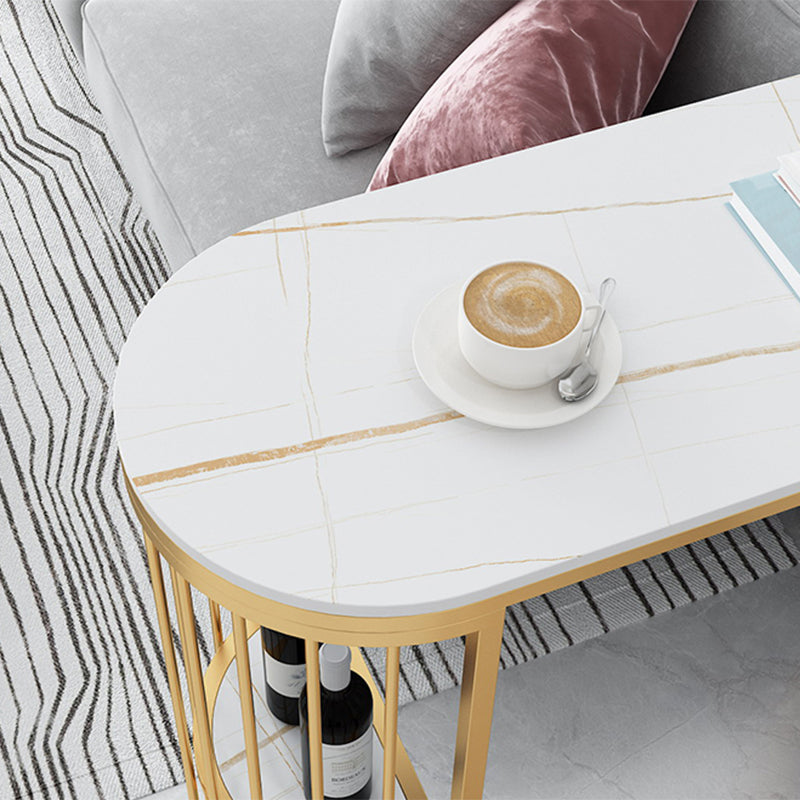 Modern Living Room Counter Height Table Storage Sled Bar Height Cocktail Table Clearhalo 'Bar Furniture' 'Bar Tables' 'bar_tables' 'furn' 'furn_bar_tables' 'Furniture' 'furniture_bar_tables' 'Kitchen & Dining Furniture' 'kitchen&dining_furn' 'kitchen' 4285031