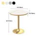 Contemporary Round Bar Dining Table Indoor Bar Height Pub Table Iron Base Clearhalo 'Bar Furniture' 'Bar Tables' 'bar_tables' 'furn' 'furn_bar_tables' 'Furniture' 'furniture_bar_tables' 'Kitchen & Dining Furniture' 'kitchen&dining_furn' 'kitchen' 4285154