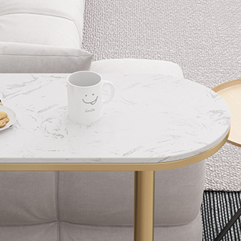 Living Room Double Pedestal Bar Wine Table Modern White Pub Height Dining Table Clearhalo 'Bar Furniture' 'Bar Tables' 'bar_tables' 'furn' 'furn_bar_tables' 'Furniture' 'furniture_bar_tables' 'Kitchen & Dining Furniture' 'kitchen&dining_furn' 'kitchen' 4285264